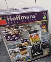 Global Africa Trade 2000W Hoffmans HM-2106 2.5L Mesin Pengolah Makanan untuk Penggunaan Peralatan Rumah Tangga Kelas Atas.