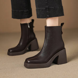 S0068X Nouvelles Chaussures Oxford pour Homme en Cuir Véritable de Vachette, Style Gentleman Formel, Bord Ouvert, Broderie Perle, Tendance Automne Légère, pour Marié - Product Image 5