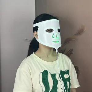 Multi-Szenario Verwenden Sie Lebensmittel qualität Silikon maske Home Beauty Instrument Realistische weibliche LED-Maske