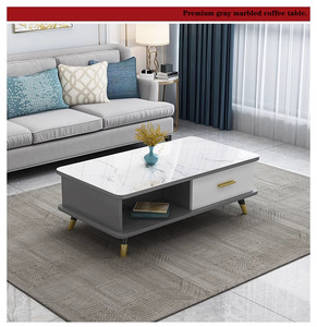 AILICHEN Combination of <strong>Coffee</strong> <strong>Table</strong> and TV Cabinet, Modern and Minimalist Small Family Living Room, <strong>Expandable</strong> Small <strong>Table</strong> - Product Image 3