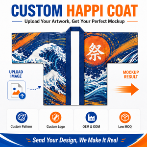 Disfraces de Anime Yukata para Festivales de Verano, Abrigo Happi Japonés, Sublimación, Estilo Japonés <span class=keywords><strong>Haori</strong></span> para Unisex - Product Image 5