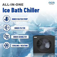Refroidisseur de bain froid pour thérapie par le froid 1/3 HP 110V/220V pour extérieur avec pompe à eau