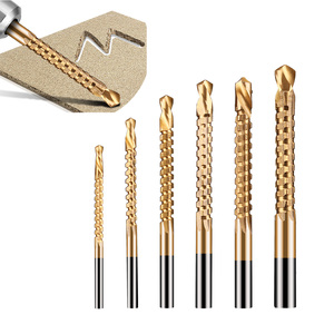 HSS 6 pièces 3-8mm bois/métal/plastique dentelé rainurage coupe charpentier taraud latéral scie à spirale scie cloche outil Durable titane Twis - Product Image 5
