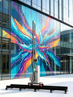 Impresora Vertical 3D de Alta Resolución, Máquina de Impresión Mural con Tinta UV Digital y Barniz para Decoración de Paredes