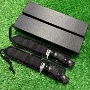 Cuchillo Bowie Trident de Acero Inoxidable con Mango de Plástico, Punta Recta, para Camping y Actividades al Aire Libre, Grosor de 5 mm, 20 cm de Corte, OEM - Product Image 5