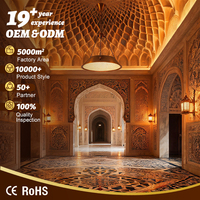 Lampe suspendue arabe personnalisée pour intérieur, restaurant islamique, salle à manger, mosquée, luminaire LED suspendu