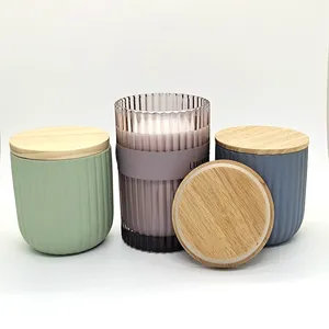 Factory Supply Good Quality Delicate Custom Luxury Wooden Lids For Jars With Silicon Ring For Glass Candle Jar