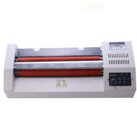 Machine à plastifier industrielle A3 à 4 rouleaux, plastification à chaud et à froid, faible bruit et vitesse rapide pour le traitement de documents en gros volume