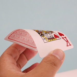 Cartas de Póker de Plástico WPT Rojas y Azules, Juego de Doble Baraja, Estándar de Casino, Resistentes al Agua, PVC Brillante, Disponibles en Stock - Product Image 3