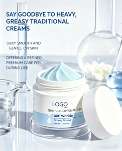Crema Facial Nocturna con Péptidos de Cobre - Péptido GHK-CU y Ceramida, Revitalizante, Reafirmante y Antiarrugas para Todo Tipo de Piel - Product Image 1