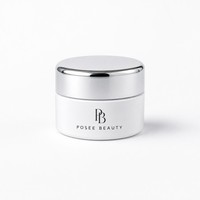 Flacon de remplissage carré pour vernis à ongles, anti-lumière, en verre blanc brillant, avec bouchon sérigraphié or et argent, vente en gros directe usine 8G