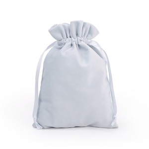 Pochette à bijoux personnalisée avec cordon de serrage, gaufrée, réutilisable, pour ranger les souvenirs, avec logo, pour bracelet, boucles d'oreilles, bague, emballage cadeau - Product Image 2