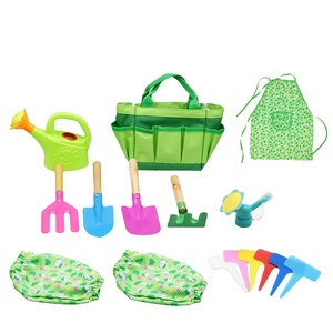 Kinder spielen Outdoor-Garten-Kits Pflanz werkzeuge Set Gartens chaufel Gabel Rechen Kinder Garten werkzeug Set für Kinder - Product Image 1