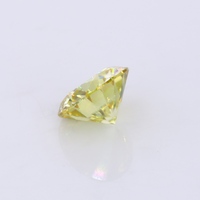 Pierre de Moissanite Starsgem, forme ronde, couleur olive, pierre non montée