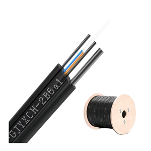 Câble à fibres optiques en cuivre massif extérieur MT-GJYXCH-2B6 GJYXCH réseau de câble de dérivation à fibres optiques G657 de qualité télécom à 2 noyaux - Product Image 1