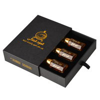 Boîte cadeau magnétique en carton rigide de petite taille avec logo personnalisé de luxe pour l'emballage de vente au détail d'huiles essentielles et de cosmétiques