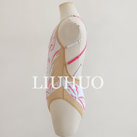 LIUHUO Filles Natation synchronisée Splicing White Mermaid Tail Pattern Competition Performance