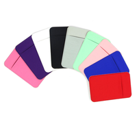 Porte-cartes de téléphone portable, fabrication en usine, moderne, multicolore, avec bande extensible, logo personnalisable, porte-cartes de crédit