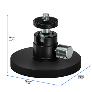 แท่นยึดกล้องแอคชั่นแบบแม่เหล็กยืดหยุ่น Takenoken สำหรับ Go Pro 13 <span class=keywords><strong>Osmo</strong></span> Action 5 อะลูมิเนียมอัลลอยด์ หัวบอลขนาด 17 มม. อะแดปเตอร์ยึด - Product Image 5