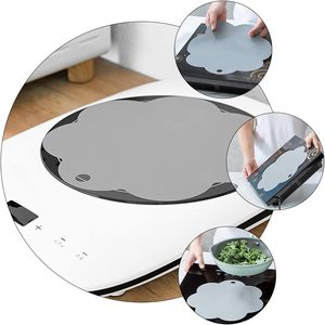 Factory Supplier Customized Anti-scratch Heat Resistant Nonslip <b>Silicone</b> Induction Hob Protector Liner Mat - Product Image 5