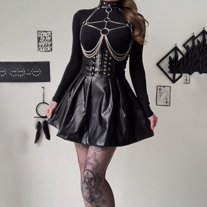 Arnés de cuero Punk Pu ajustable, lencería Bondage corporal para mujer, corsé Haruku, ropa interior, estilo Sexy, Juguetes - Product Image 3