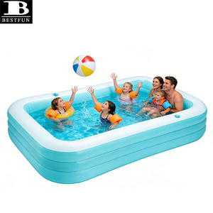 <span class=keywords><strong>สระ</strong></span>ว่าย<span class=keywords><strong>น้ำ</strong></span><span class=keywords><strong>เป่า</strong></span><span class=keywords><strong>ลม</strong></span>ขนาดใหญ่สำหรับครอบครัว พร้อมบอลลูน PVC หนาพิเศษ สำหรับเด็กและผู้ใหญ่ ใช้กลางแจ้งในสวน - Product Image 3