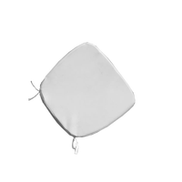 Chaise empilable en métal pour extérieur, avec coussin moelleux, idéale pour événements de mariage – Usage commercial (vente en gros)