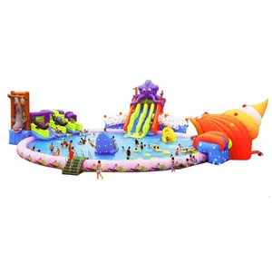 Professional Supplier inflatable amusement commercial water park for sales