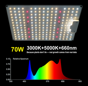 Lampe de culture pour plantes 70W, panneau LED à spectre complet avec puce LED Samsung pour plantes d'intérieur et culture en jardin domestique - Product Image 3