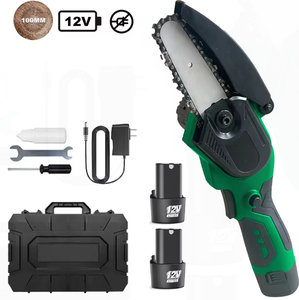 Tronçonneuse électrique sans fil à batterie lithium-ion efficace, coupe de précision des arbres, deux batteries - Product Image 1