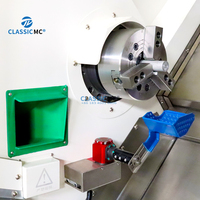 Nouveau modèle 2026 TCK56D – Tour CNC à banc incliné, double broche, pour découpe automatique de métaux et tournage haute vitesse