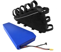 Batterie triangulaire personnalisée en promotion pour VTT électrique, 48V 13Ah 20Ah 28Ah 30Ah, modèle PCV à coque rigide