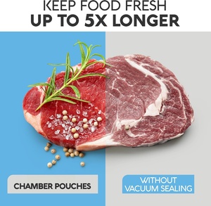Transparent PA PE <b>Vacuum</b> Storage <b>Sealer</b> Bags Heat Seal Custom Order Flat Design <b>Food</b> Saver Moisture Proof <b>for</b> Beef Meat Fruit - Product Image 2
