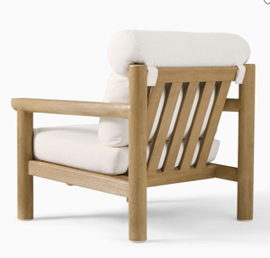 Meubles de patio, canapé d'extérieur, ensembles de canapés en teck massif, chaise simple de jardin - Product Image 6