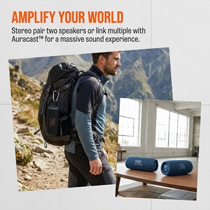 ลำโพงบลูทูธพกพา <span class=keywords><strong>JBL</strong></span> <span class=keywords><strong>FLIP7</strong></span> พร้อมซับวูฟเฟอร์ ระบบเพิ่มประสิทธิภาพเสียงด้วย AI เหมาะสำหรับการตั้งแคมป์ และกิจกรรมกีฬา - Product Image 6