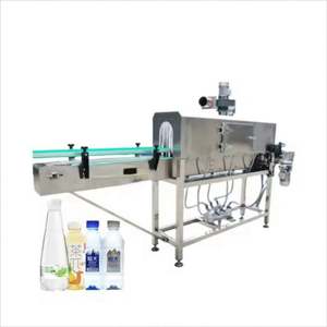 Machine d'emballage sous tunnel de rétraction à la vapeur pour étiquettes de manchons de bouteilles en plastique, tunnel de rétraction à la vapeur pour étiquettes PVC PET, tunnel de rétraction à la vapeur pour bouteilles et canettes - Product Image 5