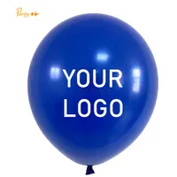 2022 new 12inch balloon printed large happy birthday advertising custom logo latex balloon