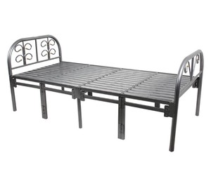 Offre Spéciale hôtel école forte heavy duty contrat étudiant de pliage cadre de lit double - Product Image 1