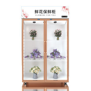 Exhibidor Refrigerado Comercial de 3 Puertas para Flores Frescas, <span class=keywords><strong>Nevera</strong></span> para Flores, Gabinete de Conservación de Frescura - Product Image 2