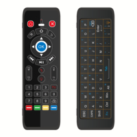 Télécommande universelle sans fil mini C120 2.4G avec souris gyroscopique et clavier sans fil