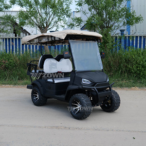 Vente directe usine – Voiturette de golf électrique 4 places avec coffre de chargement, véhicule utilitaire pour parcours de golf, parcs, campus et zones industrielles - Product Image 6