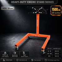 Support moteur pliable 1250 lb en acier avec tête rotative, outil de réparation portable pour garage, OEM ODM