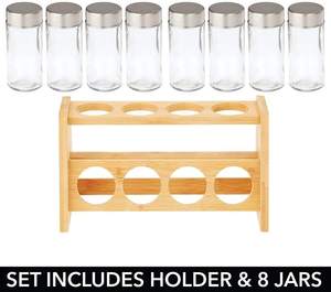 Armoire à épices murale en bambou - Product Image 5