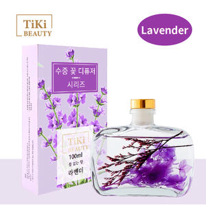 Water Flower Eco-Friendly Aromatherapy <b>Diffuser</b> Set Bottle 4 Scents (Orange Jasmine Lavender Lemon) | Natural Plant Extract <b>Reed</b> - Product Image 5