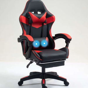 Certificado CE Dropshipping Vermelho e Preto PU Leather Economic Gaming E-Sports Cadeira para PC Gamers - Product Image 1