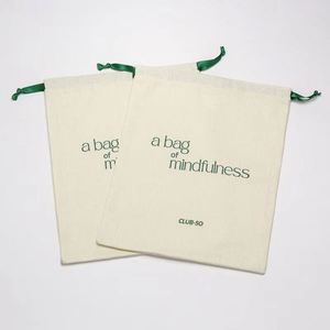 Recyclable Colorful Cotton Gift <b>Bag</b> Drawstring Linen <b>Fabric</b> Cosmetic Packaging <b>Bag</b> for Skincare Products Candle - Product Image 4