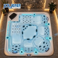 Spa extérieur haut de gamme, grand spa, OEM ODM Chine, 5 personnes, jardin, Ariestech, projet moderne, fabricant de spas les plus vendus
