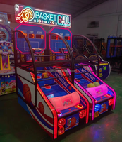 Billet de luxe pour enfants produits retour intérieur pistolet tirer à pièces armoire jeu vidéo basket-ball Machine d'arcade