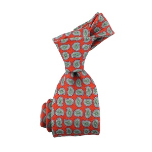Haute Qualité Chine Personnalisé <span class=keywords><strong>Cravate</strong></span> Hommes D'affaires Classique Vert Bleu Paisley Orange Morden Imprimé 8CM Cravates En <span class=keywords><strong>Laine</strong></span> pour Hommes - Product Image 4