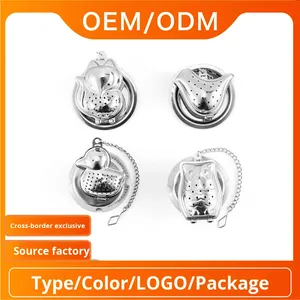 ที่กรองชาสแตนเลส 304 ที่กรองและแยกกากชาสำหรับขายส่งเป็นของขวัญ - Product Image 2